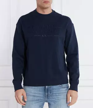 Свитер Regular fit Armani Exchange, синий