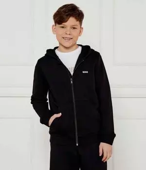 Свитер Regular fit Boss Kidswear, черный