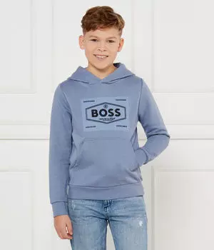 Свитер Regular fit Boss Kidswear, синий