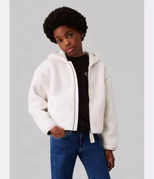 Свитер Regular fit Calvin Klein Jeans, белый