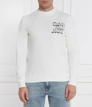 Свитер Regular fit Calvin Klein Jeans, белый