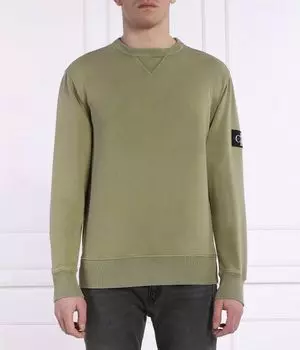 Свитер Regular fit Calvin Klein Jeans, зеленый