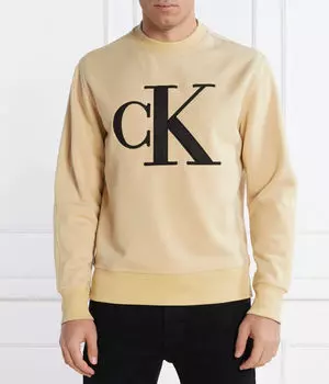 Свитер Regular fit Calvin Klein Jeans, желтый