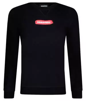 Свитер Regular fit Dsquared2, черный