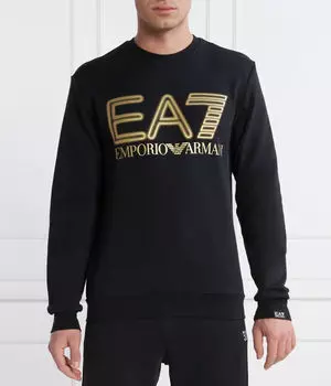 Свитер Regular fit Ea7, черный