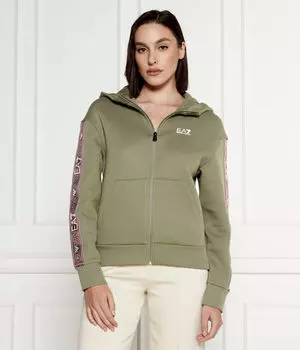 Свитер Regular fit Ea7, зеленый