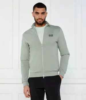 Свитер Regular fit Ea7, зеленый