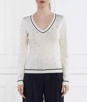 Свитер Regular fit Guess Jeans, бежевый