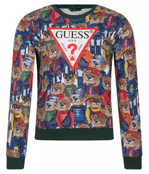 Свитер Regular fit Guess, зеленый