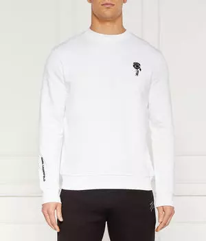 Свитер Regular fit Karl Lagerfeld, белый