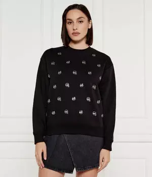 Свитер Regular fit Karl Lagerfeld, черный