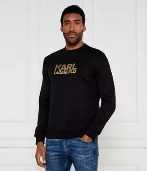 Свитер Regular fit Karl Lagerfeld, черный