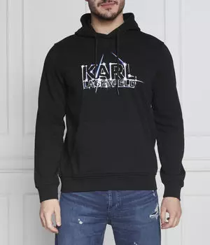 Свитер Regular fit Karl Lagerfeld, черный