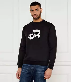 Свитер Regular fit Karl Lagerfeld, черный