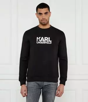 Свитер Regular fit Karl Lagerfeld, черный