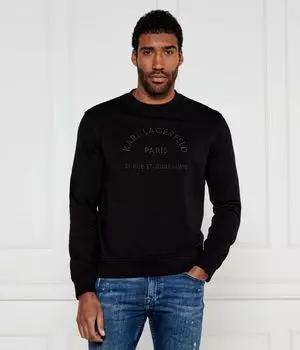Свитер Regular fit Karl Lagerfeld, черный
