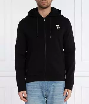 Свитер Regular fit Karl Lagerfeld, черный