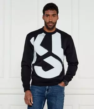 Свитер Regular fit Karl Lagerfeld Jeans, черный