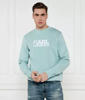 Свитер Regular fit Karl Lagerfeld, синий