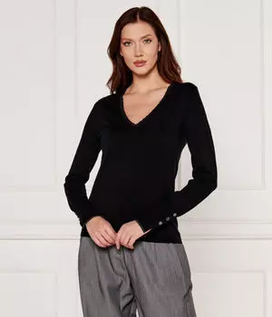Свитер Regular fit Liu Jo, черный