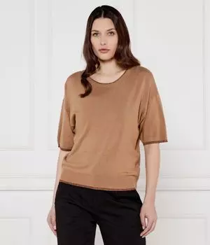 Свитер Regular fit Liu Jo, коричневый