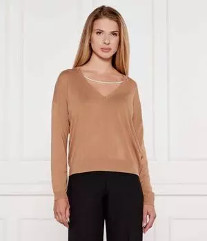 Свитер Regular fit Liu Jo, коричневый