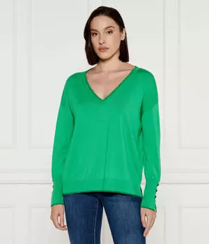 Свитер Regular fit Liu Jo, зеленый