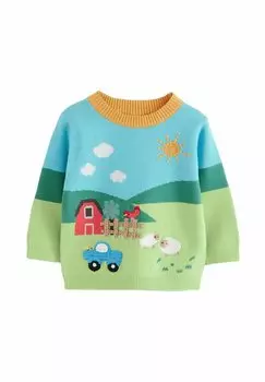 Свитер REGULAR FIT Next, зеленый