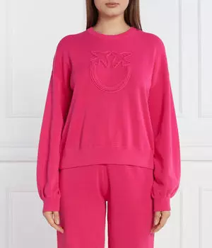 Свитер Regular fit Pinko, розовый
