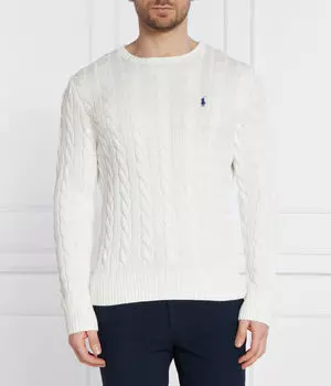 Свитер Regular fit Polo Ralph Lauren, белый