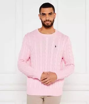 Свитер Regular fit Polo Ralph Lauren, розовый