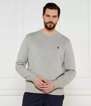 Свитер Regular fit Polo Ralph Lauren, серый