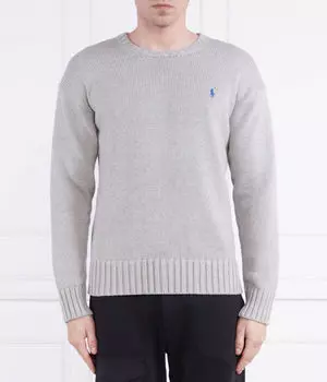 Свитер Regular fit Polo Ralph Lauren, серый