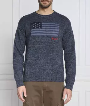 Свитер Regular fit Polo Ralph Lauren, синий