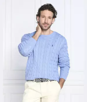 Свитер Regular fit Polo Ralph Lauren, синий
