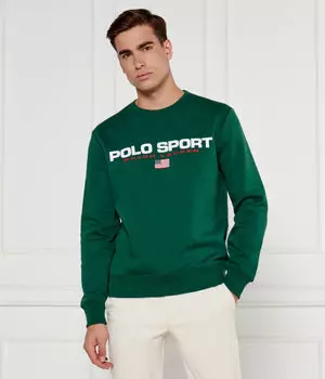 Свитер Regular fit Polo Ralph Lauren, зеленый