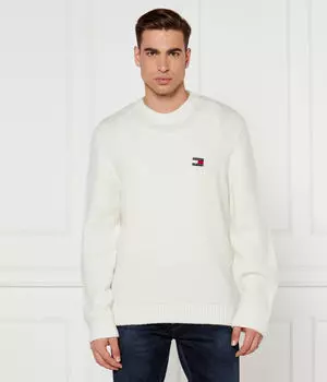 Свитер Regular fit Tommy Jeans, белый