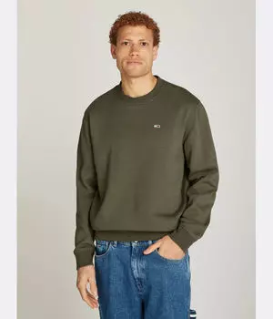 Свитер Regular fit Tommy Jeans, зеленый