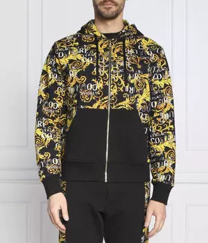 Свитер Regular fit Versace Jeans Couture, черный