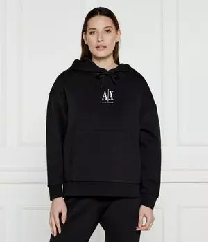 Свитер Relaxed fit Armani Exchange, черный