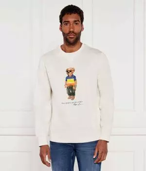 Свитер Relaxed fit Polo Ralph Lauren, белый