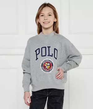 Свитер Relaxed fit Polo Ralph Lauren, серый