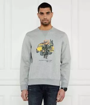 Свитер Relaxed fit Polo Ralph Lauren, серый