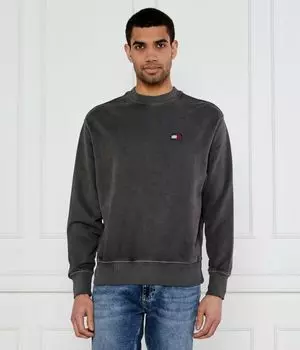Свитер Relaxed fit Tommy Jeans, черный