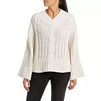 Свитер Replay DK3313.000.G22926 v neck, белый