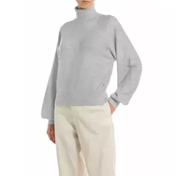 Свитер Replay DK3904.000.G23372 high neck, серый