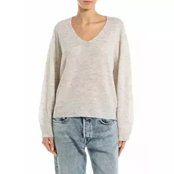 Свитер Replay DK3910.000.G23918 v neck, серый