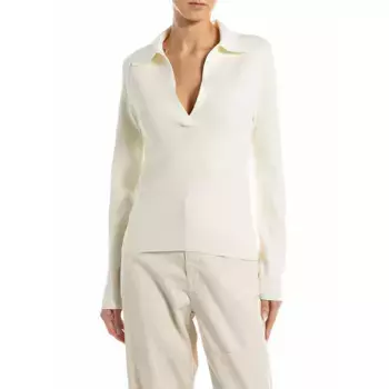 Свитер Replay DK3913.000.G23370A v neck, белый