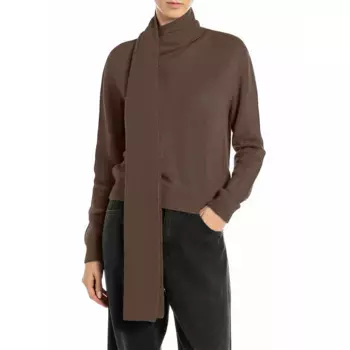 Свитер Replay DK3923.000.G22726 high neck, коричневый