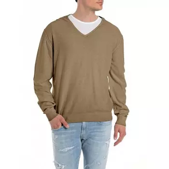 Свитер Replay UK6136.000.G20784A V Neck, коричневый